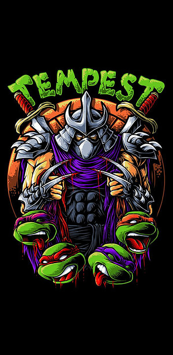 TMNT, Teenage Mutant Ninja Turtle, Shredder, Lockscreen HD phone wallpaper