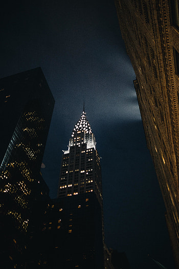Empire State Buildings, cityscape, night HD phone wallpaper