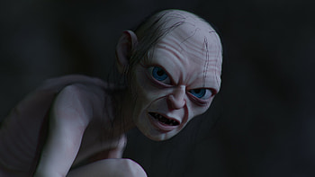 Catherine Valle's artwork, Gollum character, Creative interpretation, Lord of the Rings HD wallpaper