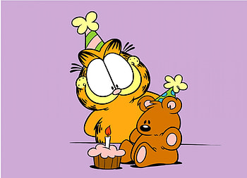 Birtay, Garfield HD wallpaper