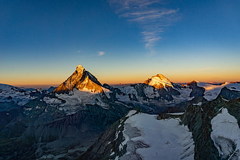 Nature, Mountains, Horizon, Vertex, Top, Relief, Snow Covered, Snowbound HD wallpaper
