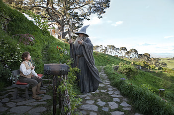 Bilbo Baggins character, Gandalf's wisdom, Spectacular , Fantasy world HD wallpaper