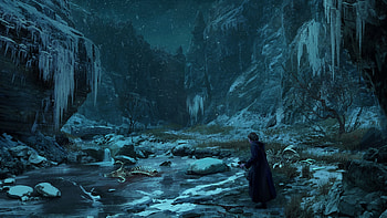 Concept Art: Icy Wilds, video game, Hogwarts Legacy HD wallpaper