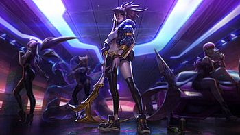 Beautiful, Akali, League of Legends HD wallpaper