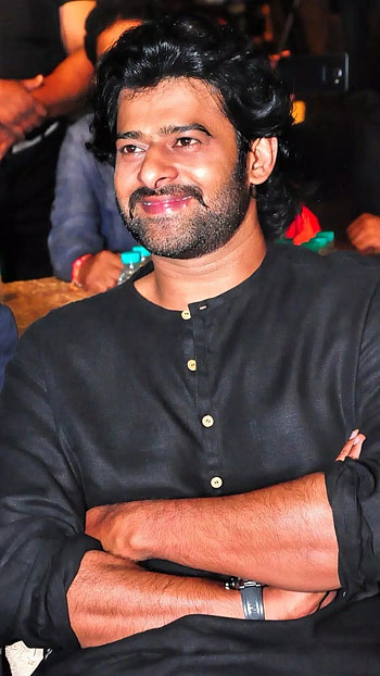 Prabhas Ka, Black Shirt HD phone wallpaper