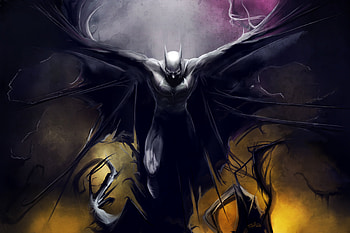 Batman, dark, superhero, artwork, DC comics HD wallpaper