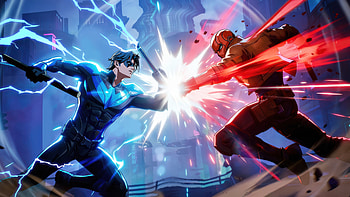 Dark Legion Mobile — Nightwing vs Red Hood: Confrontation, Mobile Game, Nightwing, Red Hood, Confrontation HD wallpaper