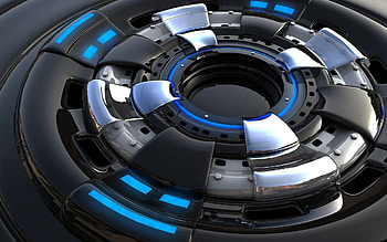 Shine, 3D, Brilliance, Surface, Grey, Metal, 4D HD wallpaper