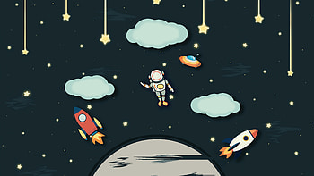 Space Impact , astronaut, space, artist, artwork, digital-art HD wallpaper