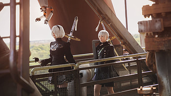 2b And 9s Nier Automata , nier-automata, games, cosplay HD wallpaper