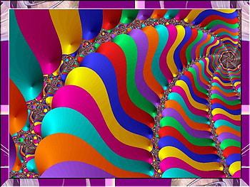 Cone Spiral, colors, fractal, spiral, layers HD wallpaper