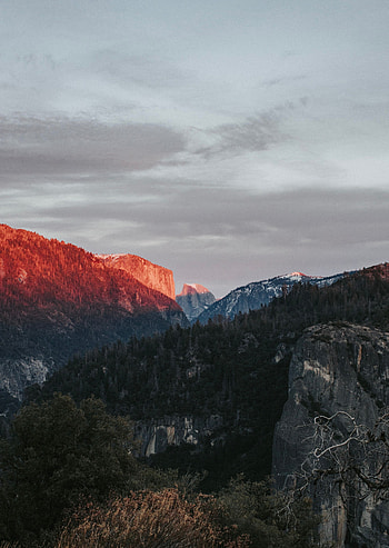 Landscape, Nature, Mountains, Rocks, Forest HD phone wallpaper