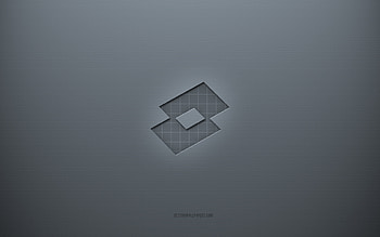 Lotto logo, gray creative background, Lotto emblem, gray paper texture, Lotto, gray background, Lotto 3d logo HD wallpaper