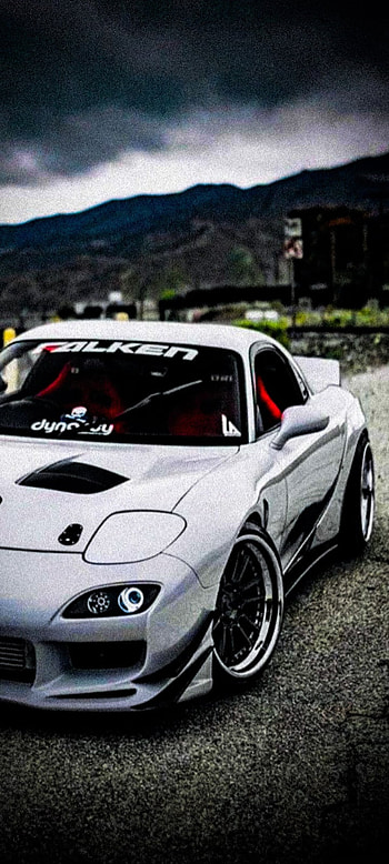 RX-7, view, car HD phone wallpaper