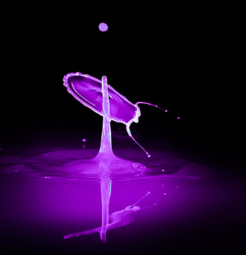 Violet, Drops, Macro, Spray, Splash, Liquid, Purple HD phone wallpaper