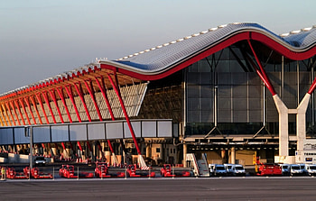 Adolfo Suarez Madrid-Barajas Airport, Terminal design HD wallpaper