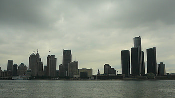 Detroit skyline, High resolution , Detroit tigers , Detroit tiger HD wallpaper