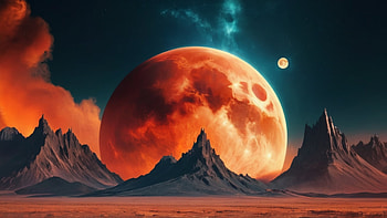Alien Planet, Alien Planet, planet, space, night HD wallpaper