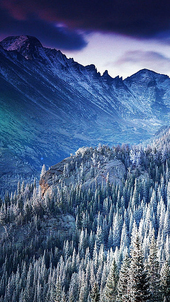 Unique, Blue Mountain HD phone wallpaper