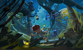 Lantern Voyage: Child's Deep-Sea Fantasy, fantasy, child HD wallpaper