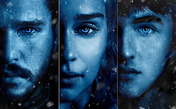Daenerys Jon Snow Bran Stark Posters Game Of Thrones Season 7, game-of-thrones-season-7, game-of-thrones, tv-shows, daenerys-targaryen, jon-snow, bran-stark HD wallpaper