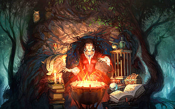 Wiccan Witch Screensaver - afari HD wallpaper
