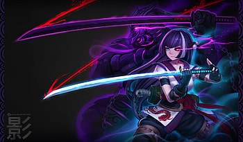 Anime Warrior Girl, anime-girl, anime, artwork, artist, digital-art, deviantart HD wallpaper