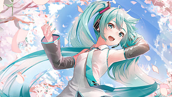 Hatsune Miku music, A day HD wallpaper