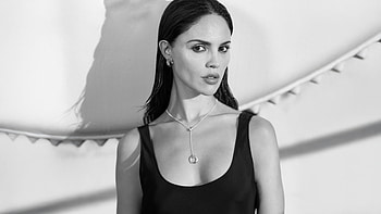 Eiza Gonzalez Gavin Bond For Revista De Milenio 2024, eiza-gonzalez, music, celebrities, actress, monochrome, black-and-white HD wallpaper