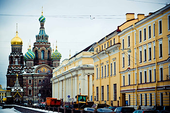 Cities, City, Russia, St. Petersburg, Saint Petersburg, Nevsky HD wallpaper