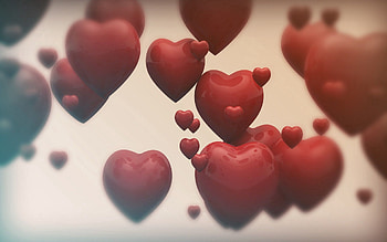 Love, Fog, Flight, Colorful, Colourful, Heart HD wallpaper