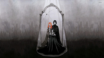 Snape and the Mirror of Erised - Harry Potter jpg HD wallpaper