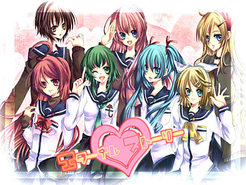Vocaloid Girls, awesome, uniform, school uniform, nice, kagamine rin, aqua eyes, singers, hatsune miku, twintail, meiko, girl, aqua, lily, anime, pretty, green, virtual, luka, song, rin, cute, vocaloid, red eyes, gumi, beauty, miku, music, brown, vocaloids, megurine luka, school, program, beautiful, diva, pink, aqua hair, red, yellow, cool, girls, idol, miki, heart HD wallpaper