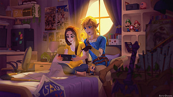 of Link in The Legend of Zelda: A Gaming Adventure, Link, video game, The Legend of Zelda HD wallpaper
