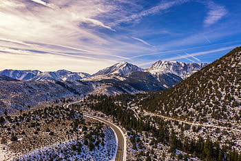 Tioga Pass Mountains Sky , mountains, sky, nature HD wallpaper