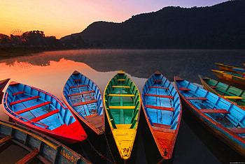 Boat, boat, lake, nature HD wallpaper
