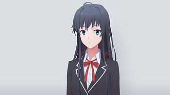 Yahari Ore No Seishun Love Comedy Wa Machigatteiru, Anime, My Teen Romantic Comedy Snafu, Black Hair, Long Hair, School Uniform, Yukino Yukinoshita HD wallpaper