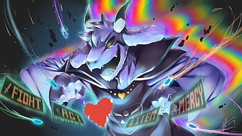 Undertale, Asriel Dreemurr, Heart, Monster HD wallpaper