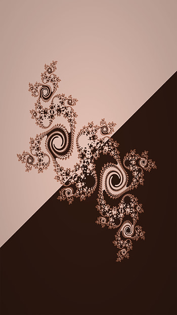 Abstract fractal designs, Geometric art HD phone wallpaper