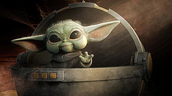 Baby Yoda Saying Hi , baby-yoda, the-mandalorian-season-2, the-mandalorian, tv-shows, star-wars, artstation HD wallpaper