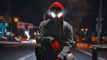 Miles Morales Cosplay New, spiderman, superheroes, digital-art, artwork, cosplay HD wallpaper