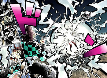 Demon Slayer : Epic Anime Battle Scene, Anime, Demon Slayer: Kimetsu no Yaiba HD wallpaper