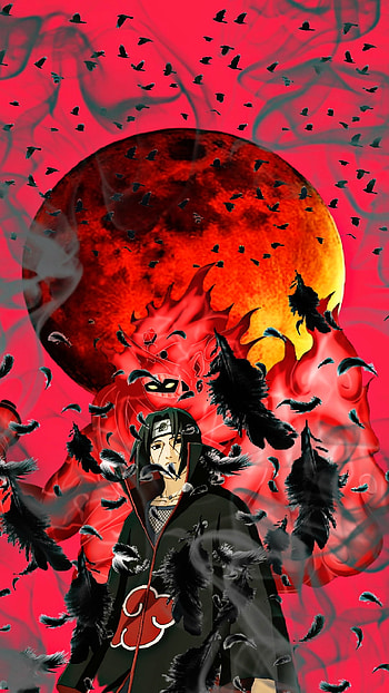 Red Itachi, art HD phone wallpaper