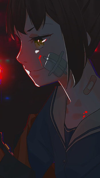 Blood Rose, Anime, girl, anime girl HD phone wallpaper