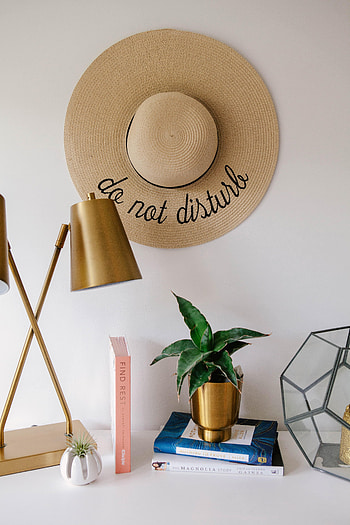 Words, Lamp, Inscription, Decor, Book, Hat HD phone wallpaper