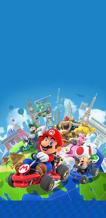 Mario Kart gaming, Mario Kart , Stylish backgrounds HD phone wallpaper