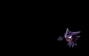 Gengar , Captivating background, Mega Gengar, Cubone cameo HD wallpaper