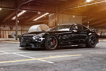 2018 Edo Competition, Black, Mercedes-AMG GT R, side view HD wallpaper