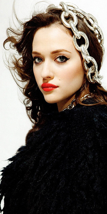 Red lips, Beautiful Kat Dennings, Kat Dennings red lips HD phone wallpaper