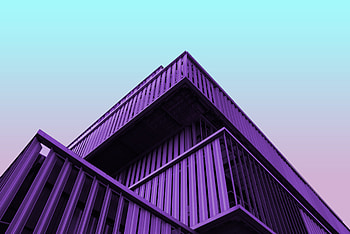 Architecture, facade, purple building HD wallpaper
